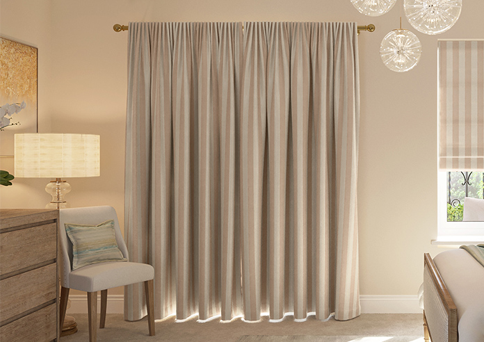 Striatus, Caramel - Made to Measure Curtains - Image 7